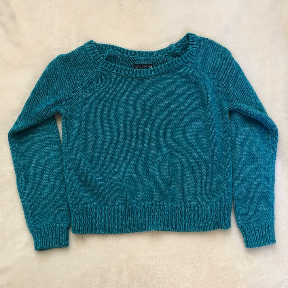 Cropped, knit American Eagle sweater